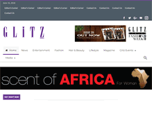 Tablet Screenshot of glitzafrica.com